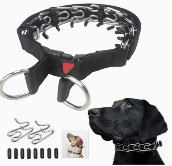 Hook-and-Loop Dog Training Prong Collar wholesale OEM pet product