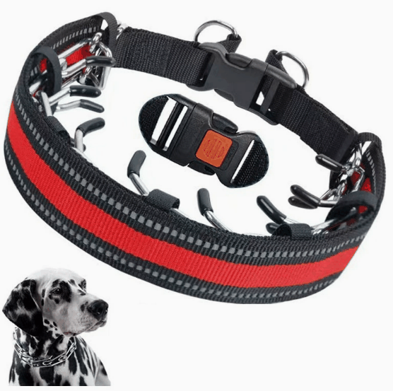 Color Reflective Dog Training Prong Collar wholesale OEM pet product