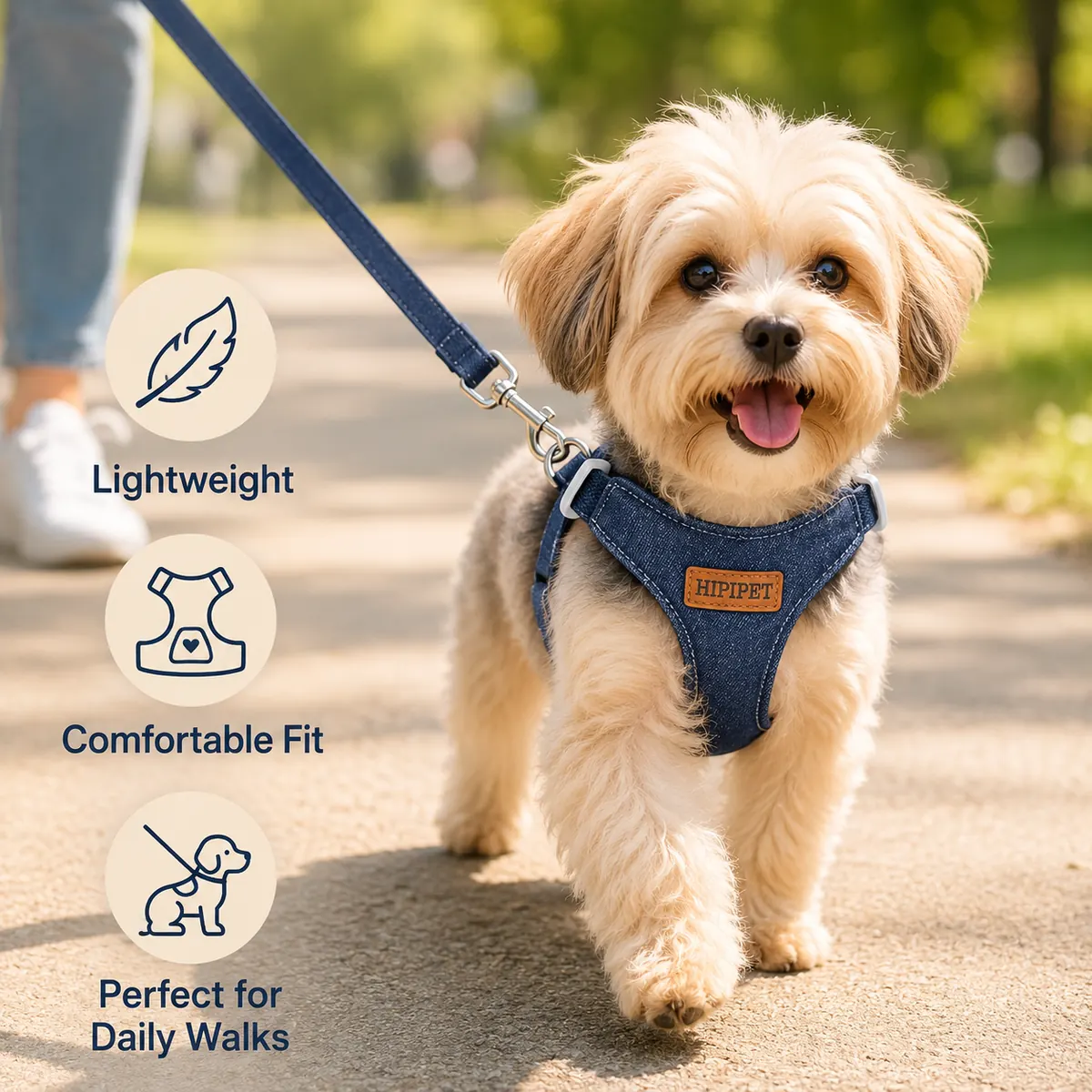 Denim Dog Leash wholesale product image 4