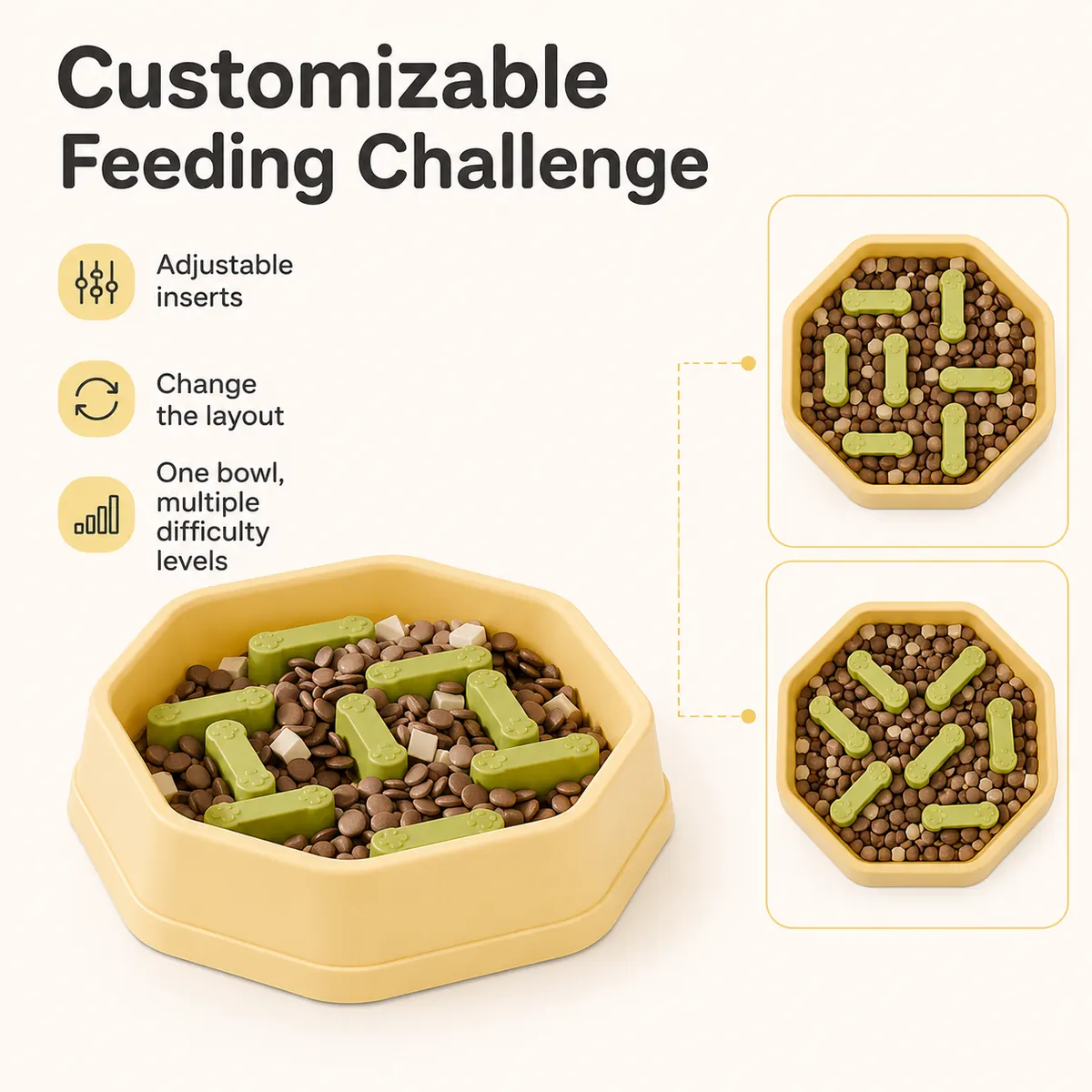 Adjustable Slow Feeder Bowl wholesale product image 2