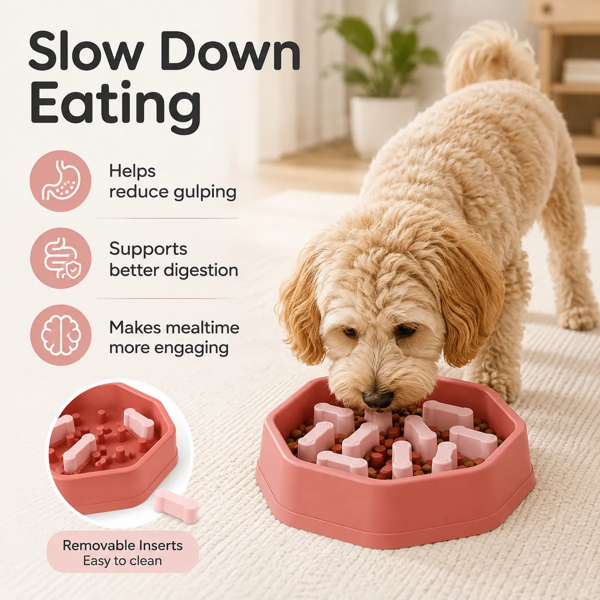 Adjustable Slow Feeder Bowl wholesale product image 3