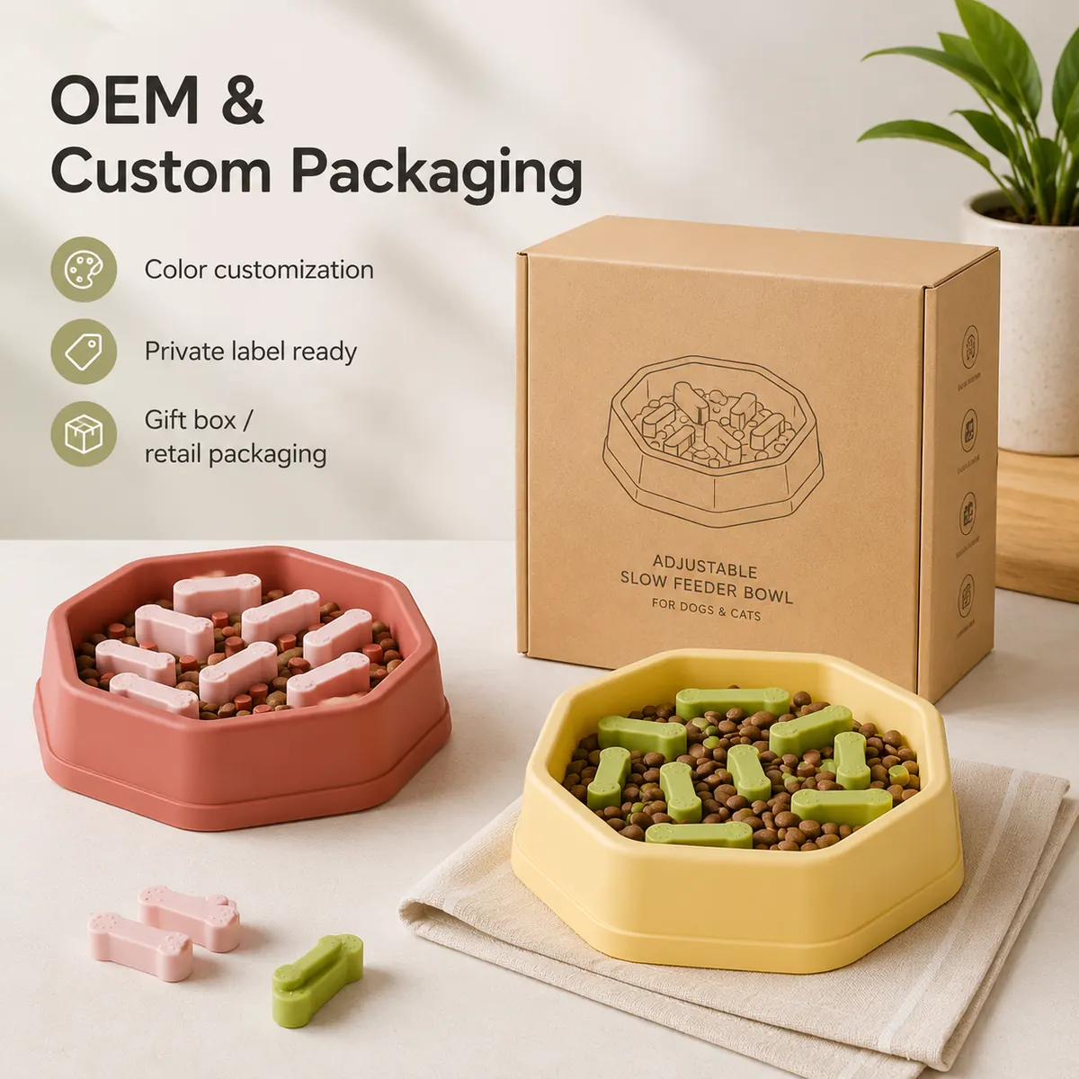 Adjustable Slow Feeder Bowl wholesale product image 5