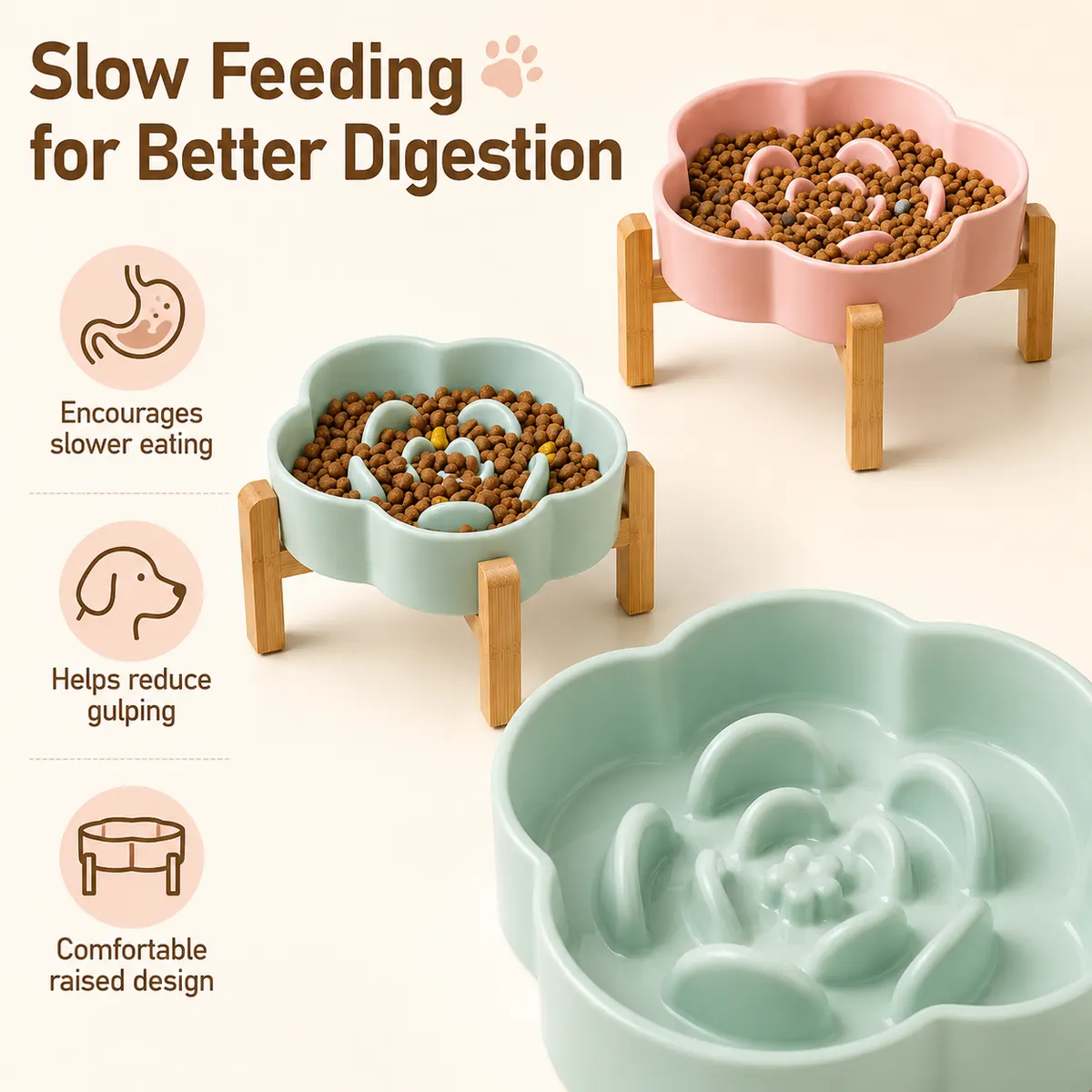 Anti-Choking Pet Feeding Bowl wholesale product image 2