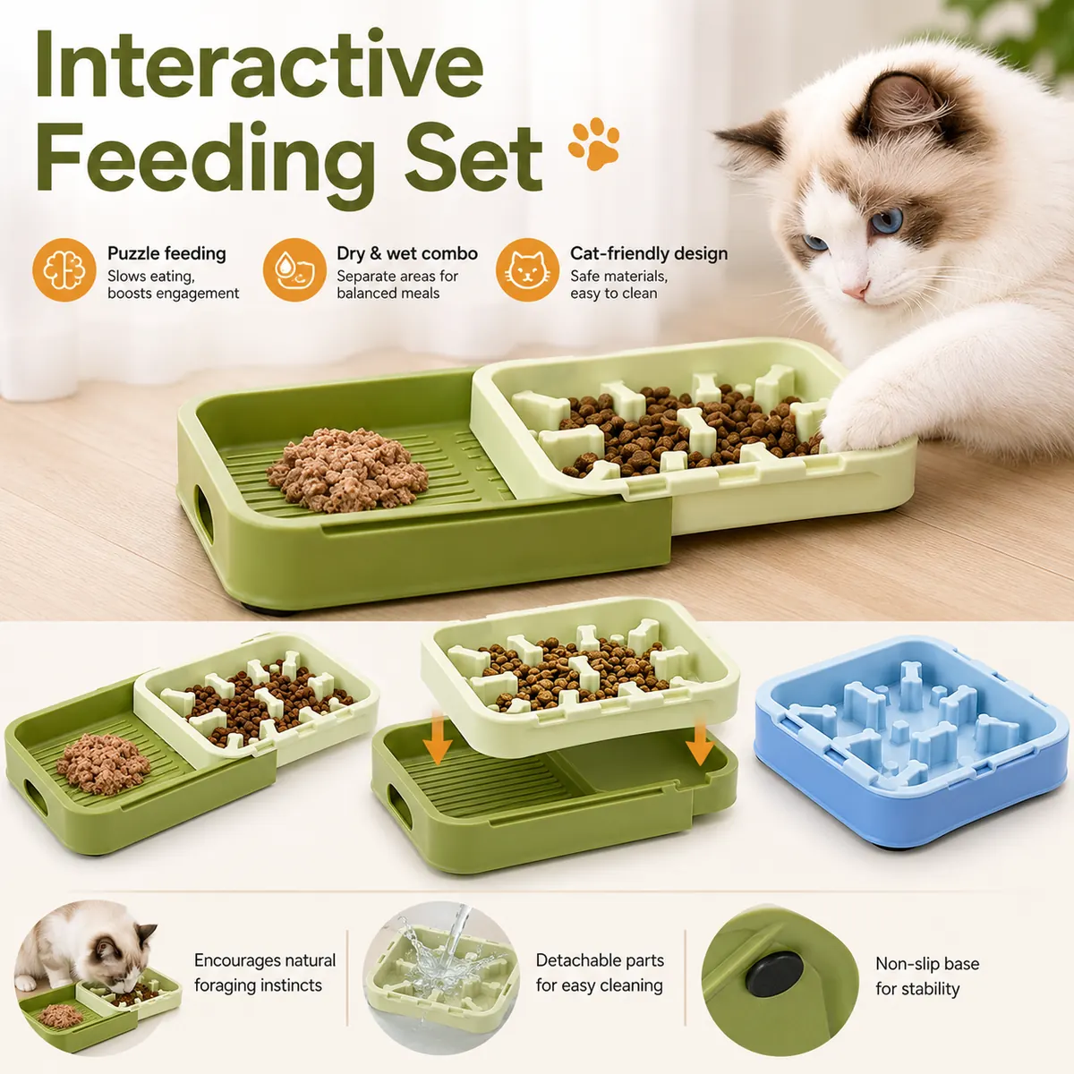 Divided Slow Feeder Bowl wholesale product image 6