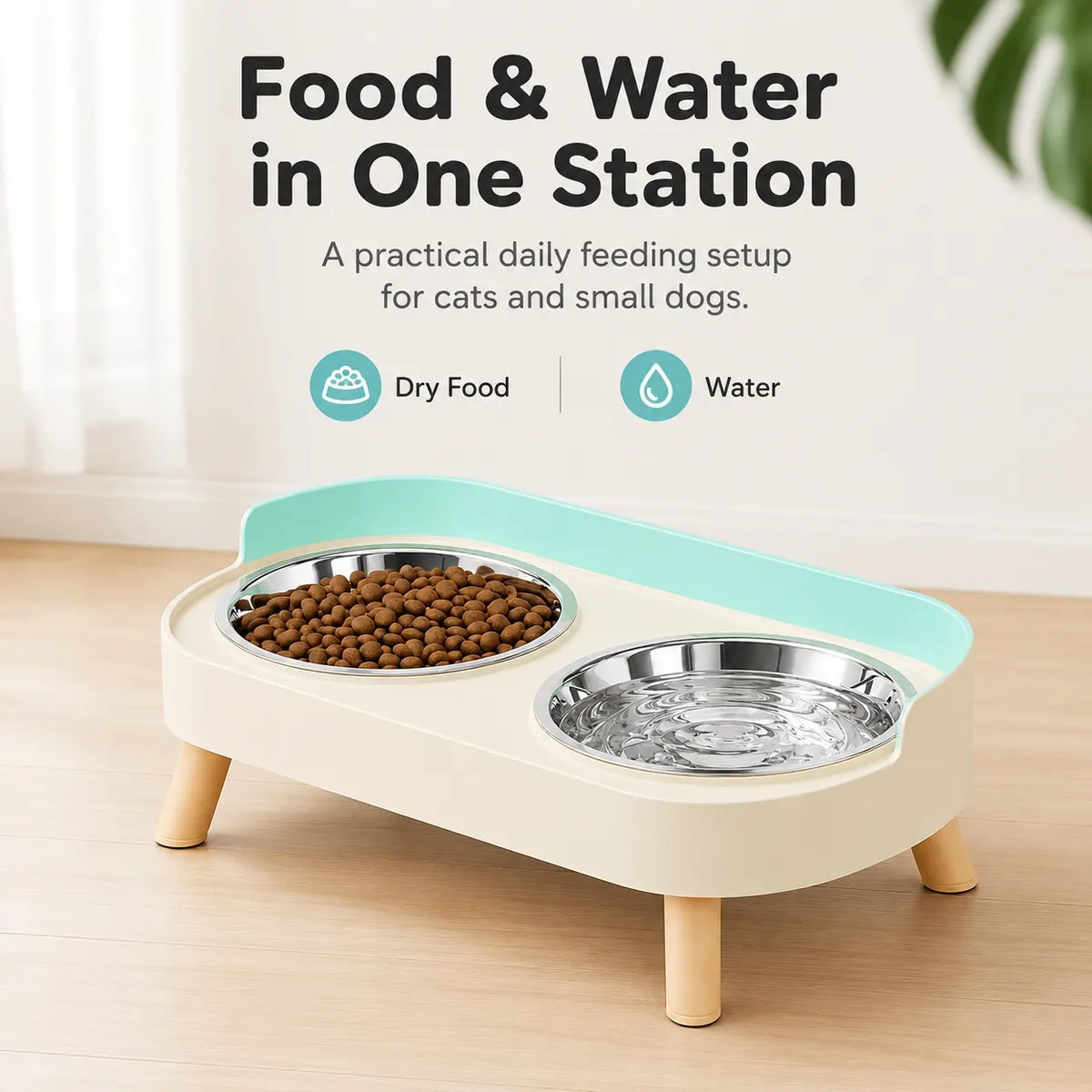 Stainless Steel Double Pet Bowl wholesale product image 5