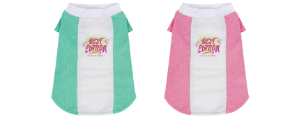 Quick-Dry Flutter-Sleeve Dog T-Shirt wholesale pet apparel SKU 05A1109