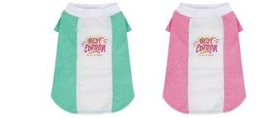 Quick-Dry Flutter-Sleeve Dog T-Shirt wholesale pet apparel SKU 05A1109
