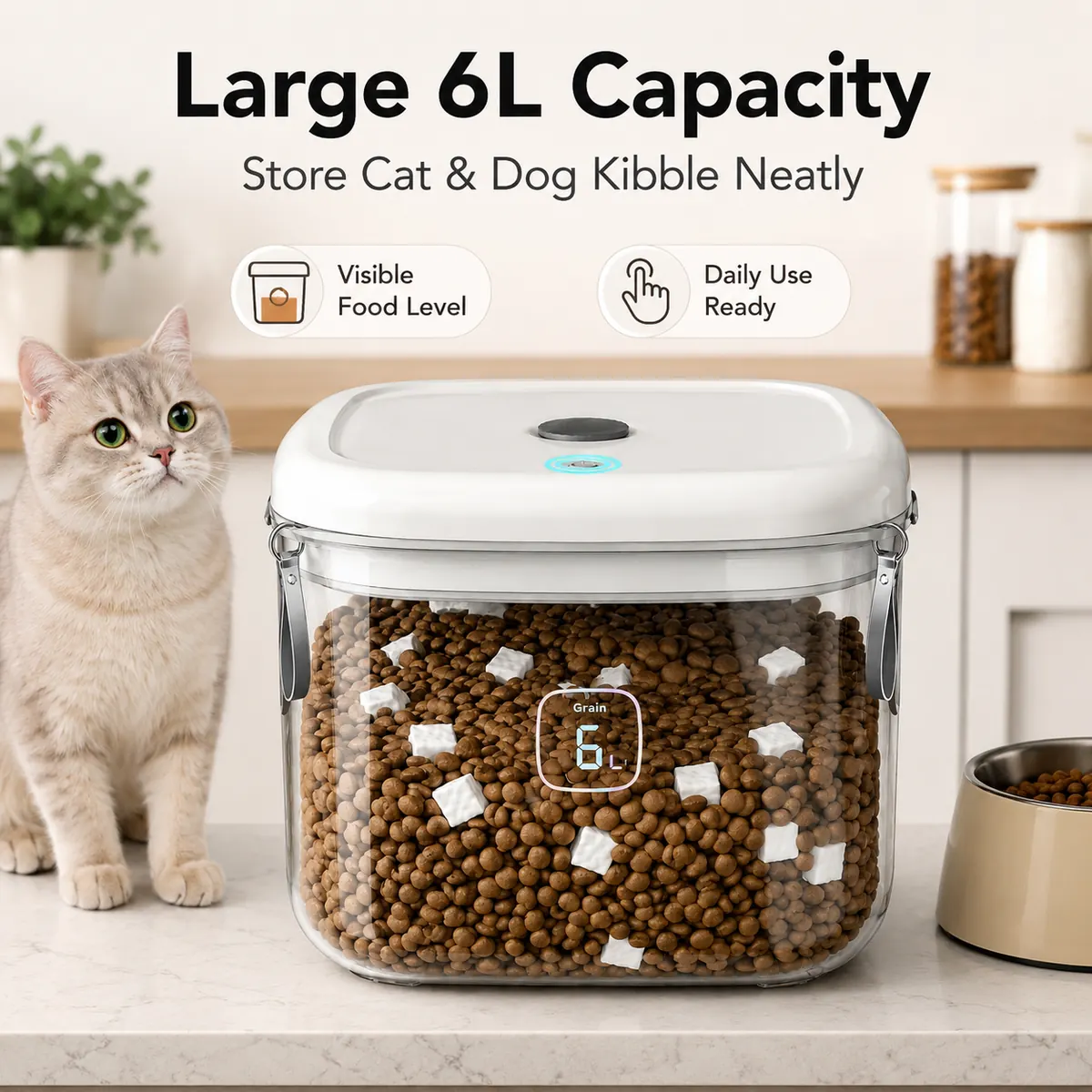 Transparent Pet Food Storage Container wholesale product image 3