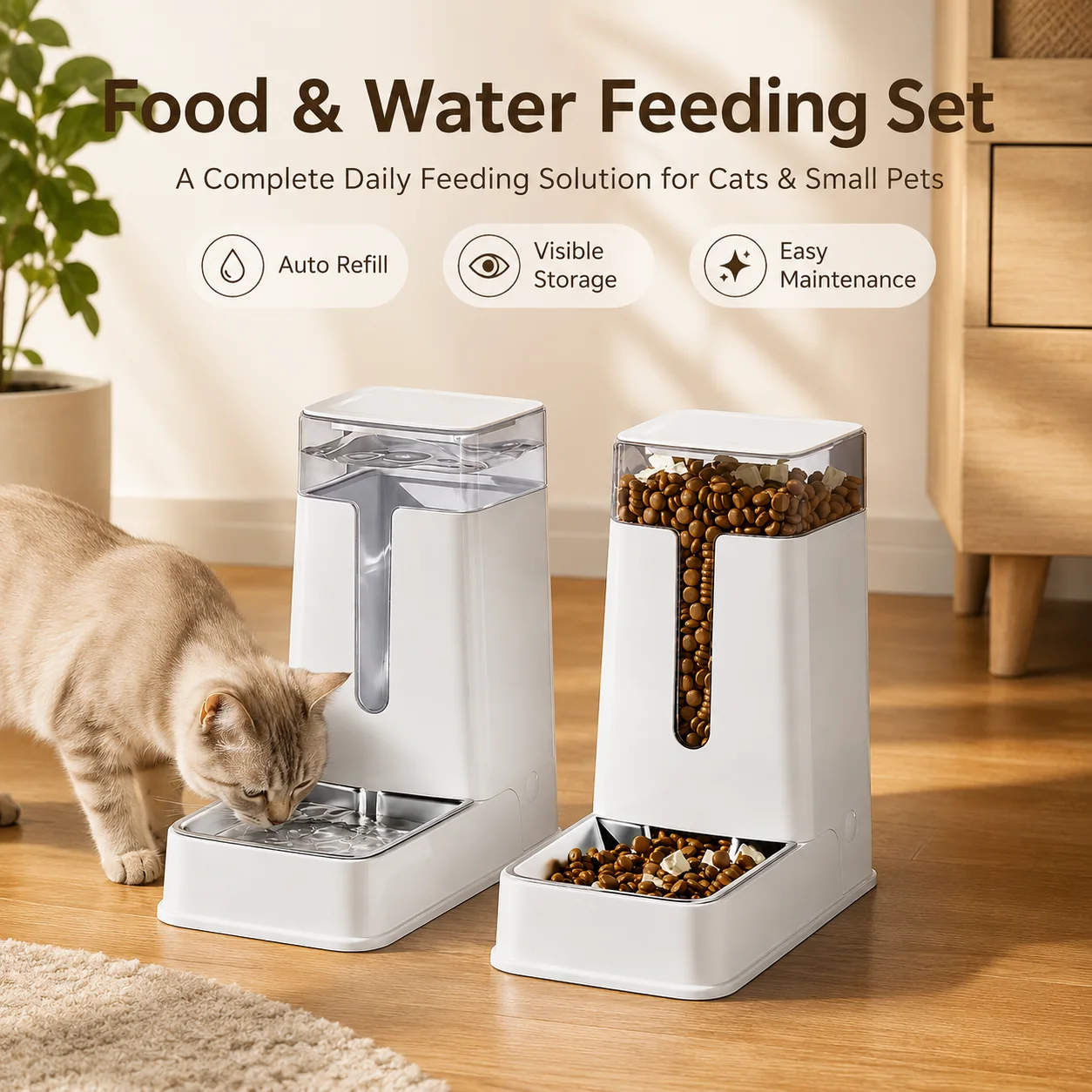 Dual Food and Water Pet Feeder wholesale product image 4