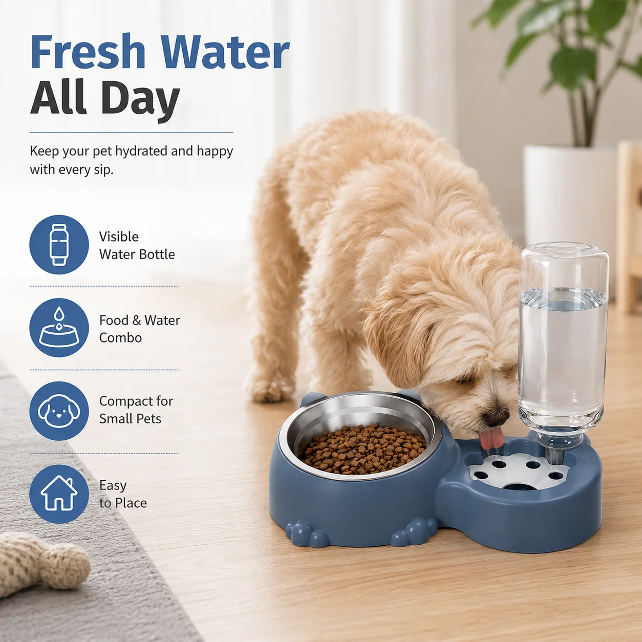 Paw-Shape Food and Water Feeder wholesale product image 6