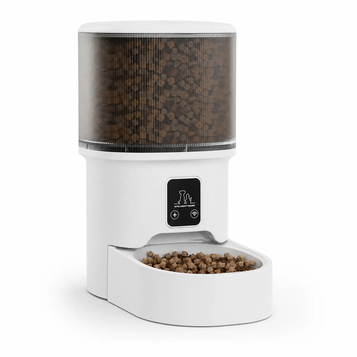 white smart pet feeder OEM