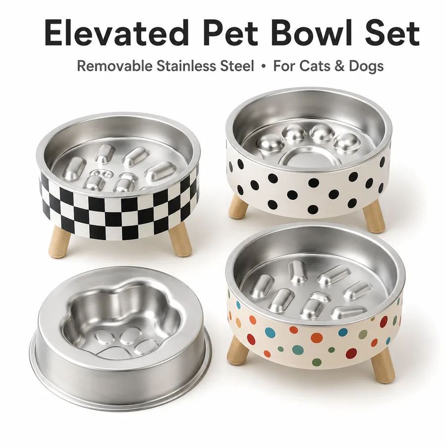 Pet bowls and slow feeder bowls wholesale category